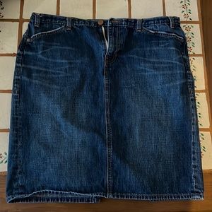 Gap 1969 limited edition denim skirt, size 14